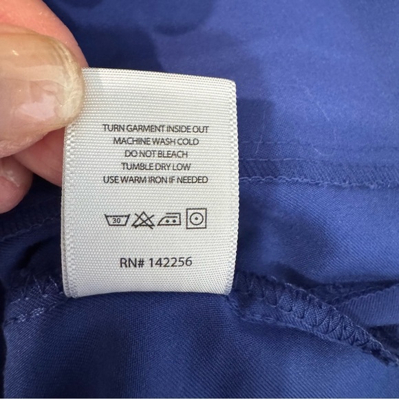 Figs Set Top And Pants Set Size Large Blue Technical Collection - Picture 9 of 13